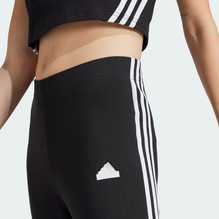 ADIDAS WOMEN'S FUTURE ICONS 3 STRIPES BLACK TIGHT