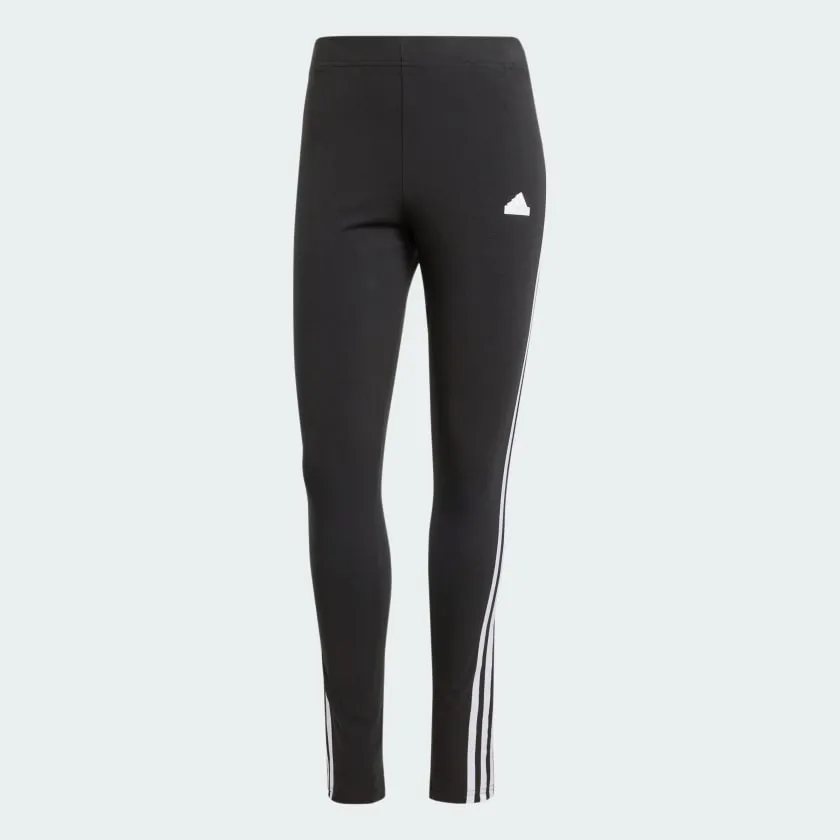 ADIDAS WOMEN'S FUTURE ICONS 3 STRIPES BLACK TIGHT