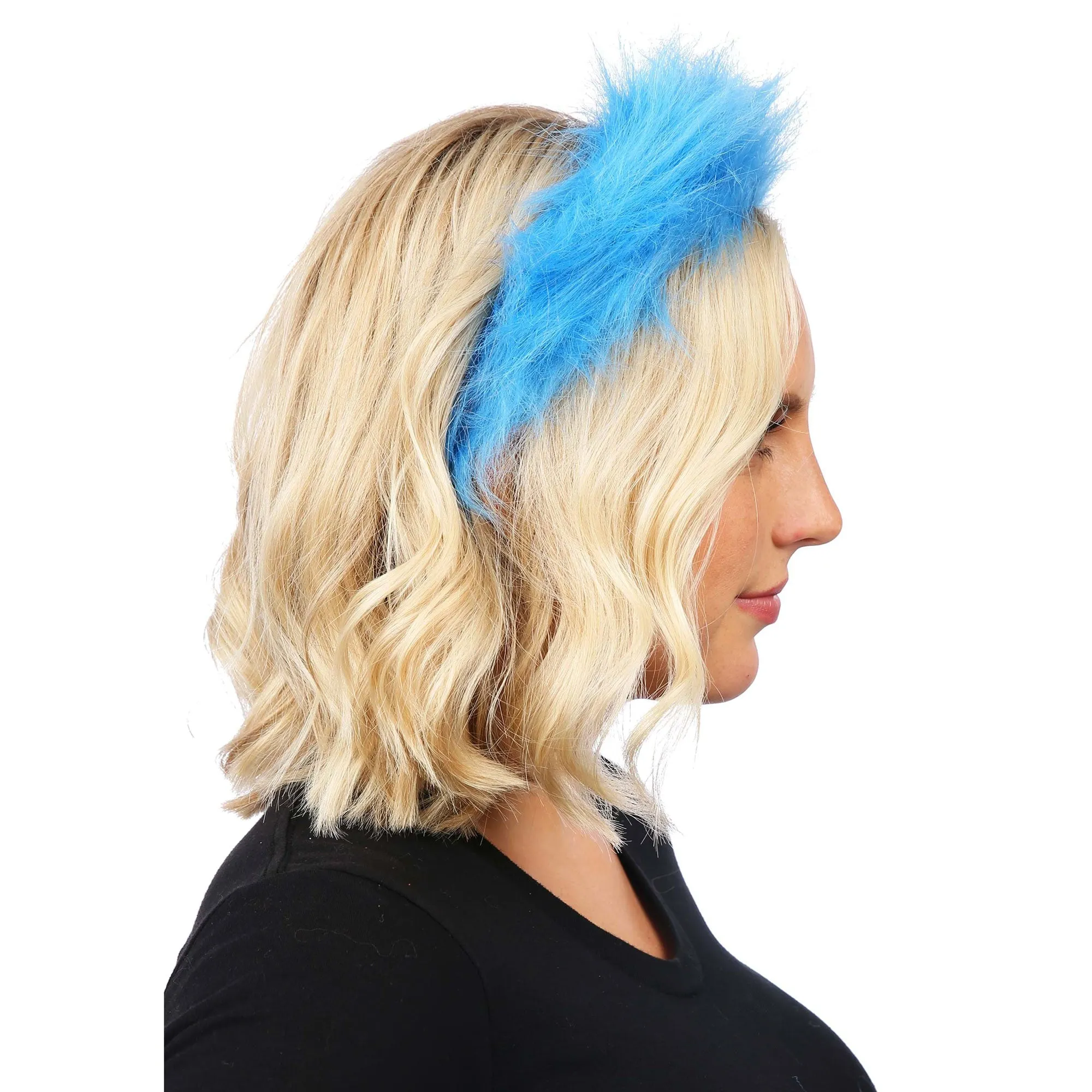 Adult Dr. Seuss Thing 1 & 2 Blue Fuzzy Headband