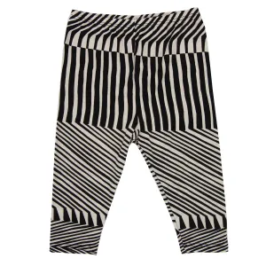 Baby Leggings - Black Ripple