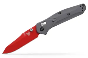 Benchmade 945RD-2401 Mini Osborne Limited Edition Gray/Red G-10 SHOT SHOW 2024 EXCLUSIVE