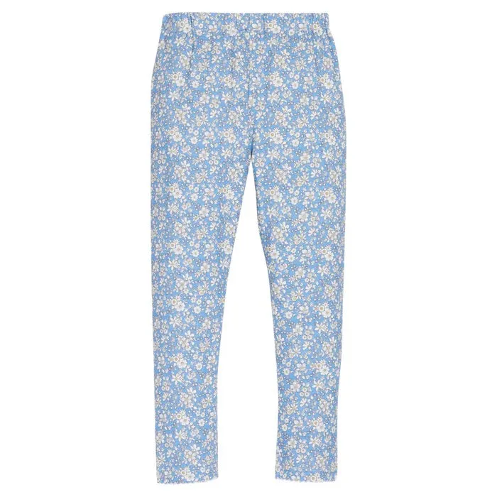 Blue Roland Floral Leggings