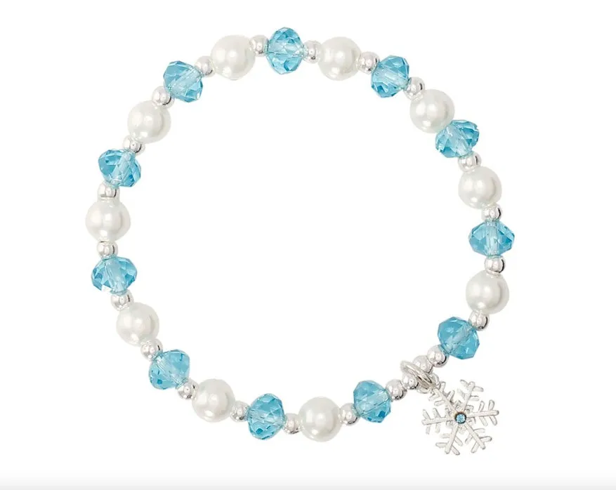 Blue Snowflake Bracelet