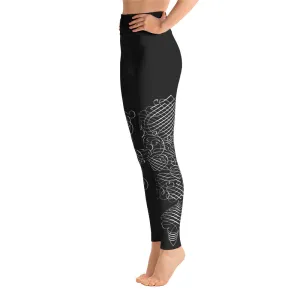 Caligraphia Yoga Leggings