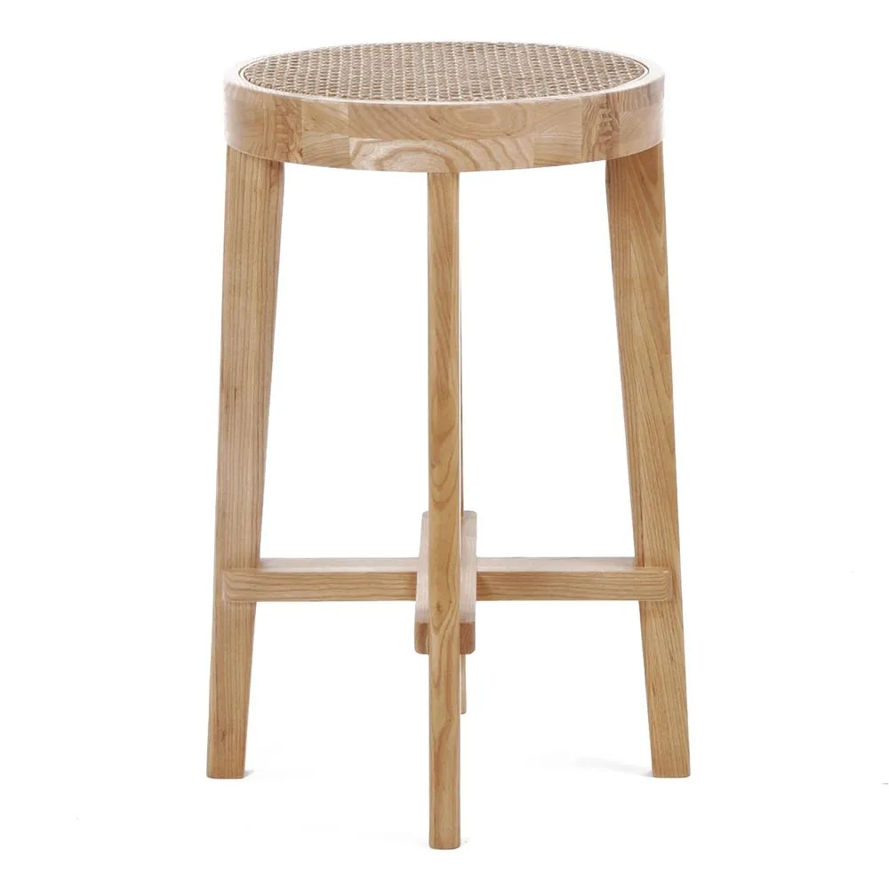 Cape Byron Rattan Kitchen Stool - Natural