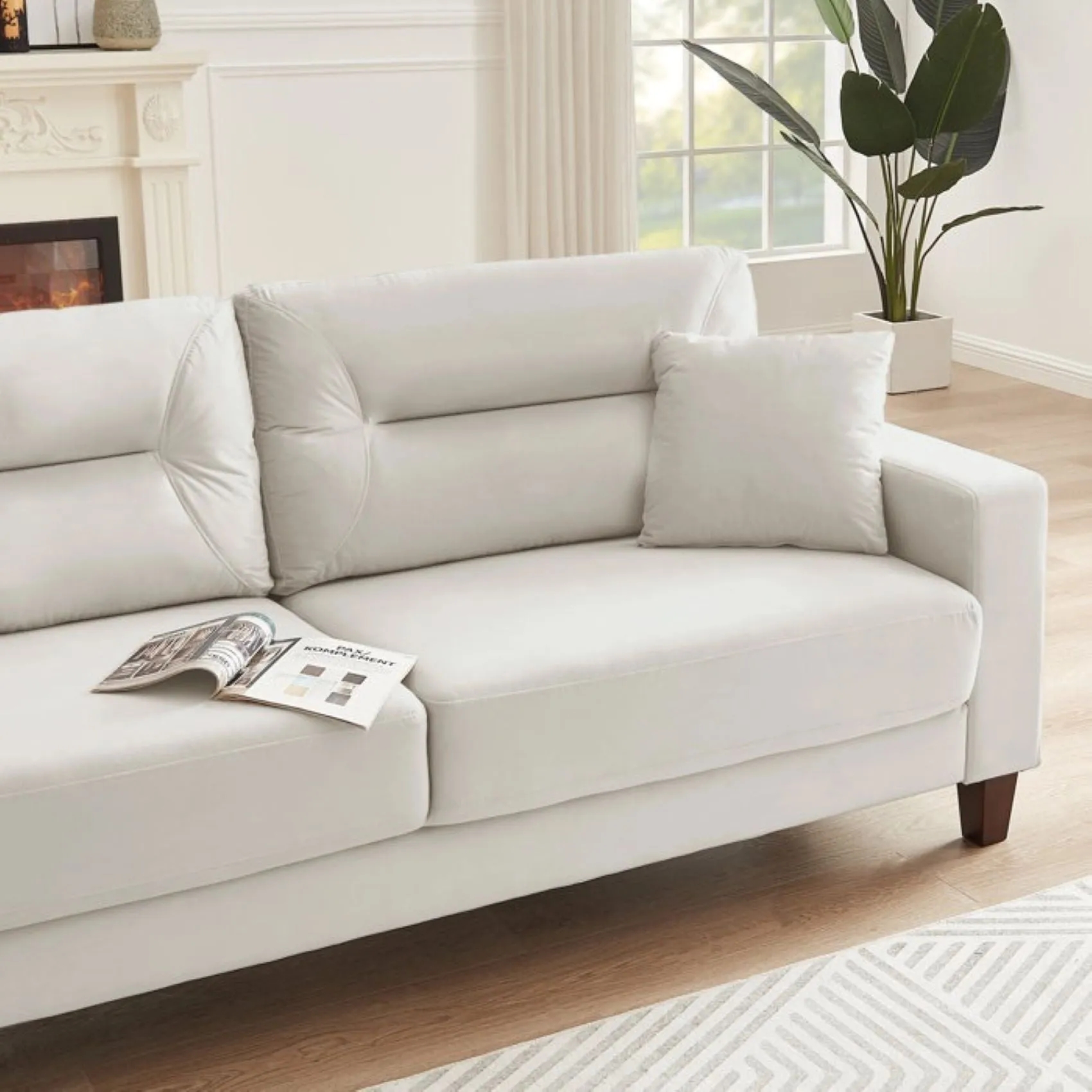 Celina 3 Seater Fabric Sofa