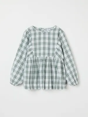 Checked Kids Blouse