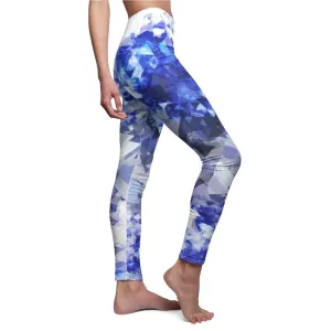 Crystal Blue Yoga Pants