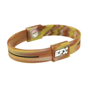 EFX Performance Sport Wristband made of 100% Pure Silicone w/2 Programmed Holograms for Increased Balance, Strength & Flexibility | See Chart for Sizing - Camouflage (Desert)