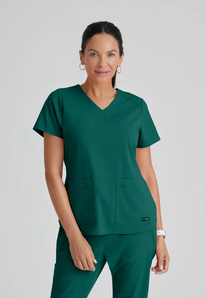 Emma Scrub Top by Grey's Anatomy Spandex Stretch