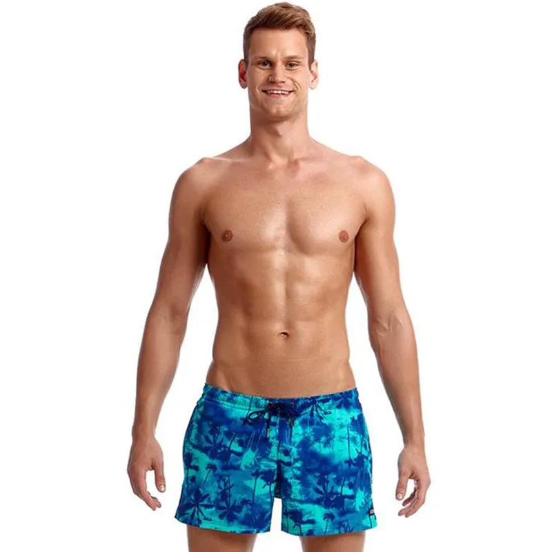 Funky Trunks - Hawaiian Skies Mens Shorty Shorts Short