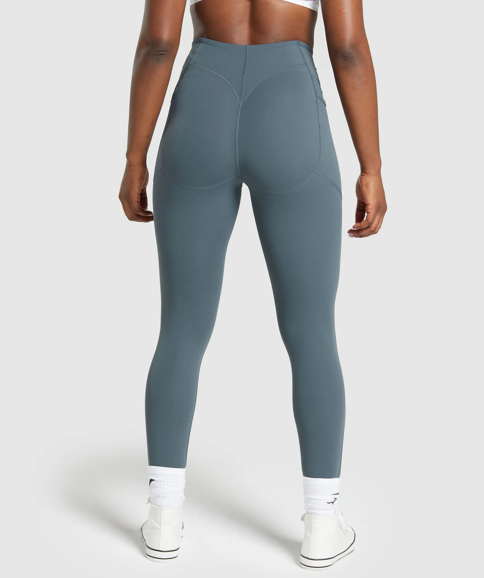 Gymshark Lifting Pocket Leggings - Titanium Blue