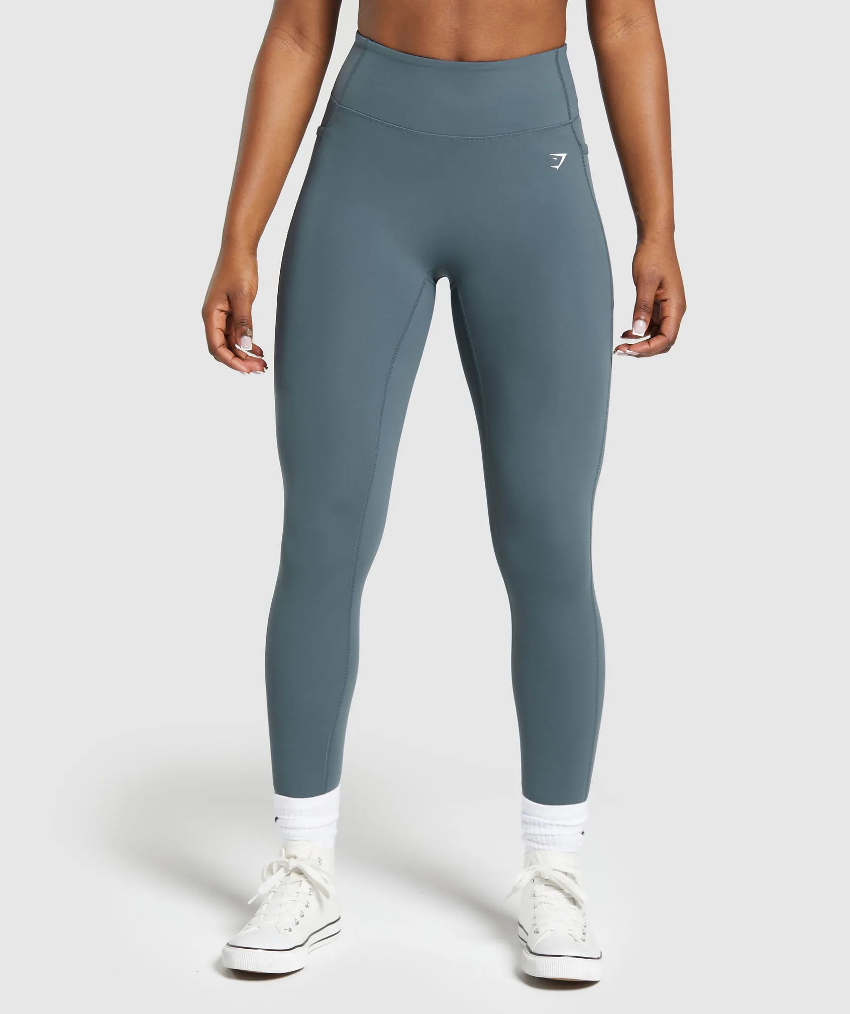 Gymshark Lifting Pocket Leggings - Titanium Blue