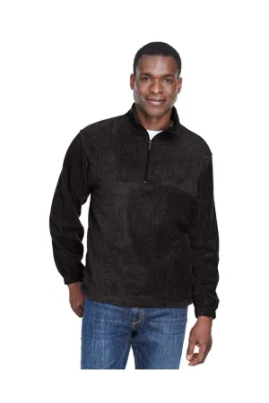 Harriton M980: Adult 8 oz. Quarter-Zip Fleece Pullover