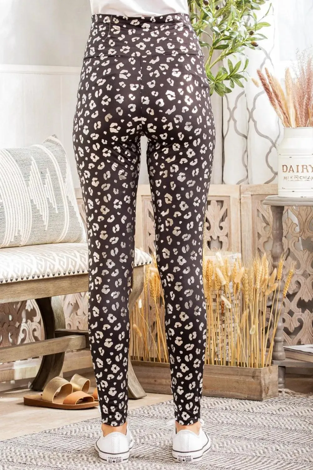 Heimish Full Size Leopard High Waist Leggings  Bold Comfy and Stylish