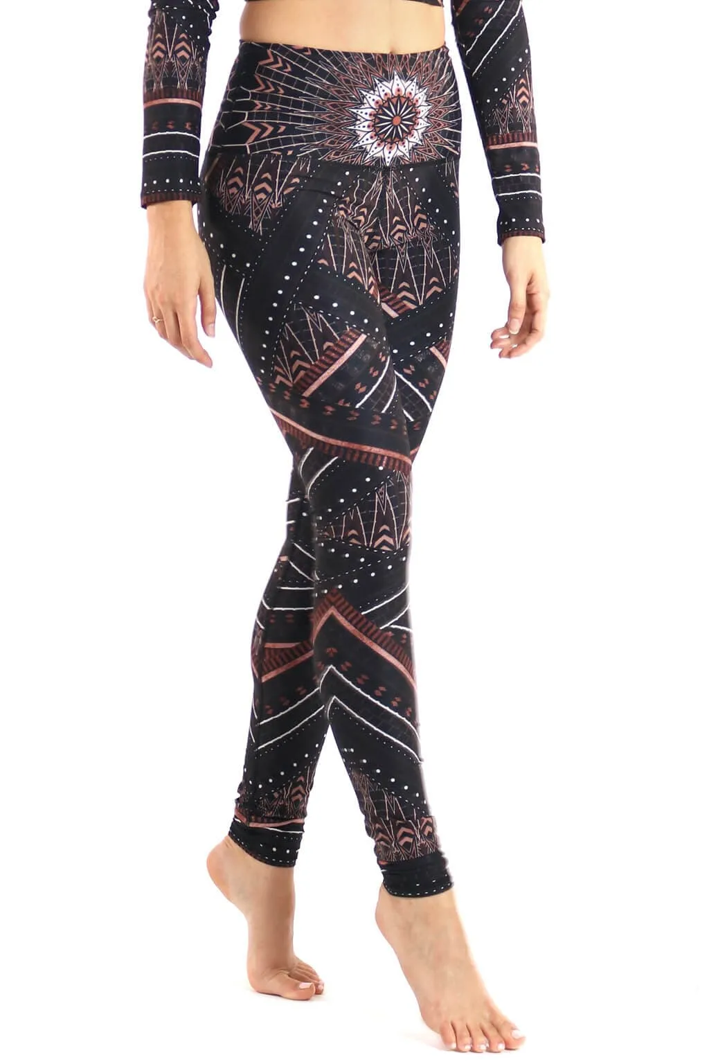 Humble Warrior Printed Yoga Leggings