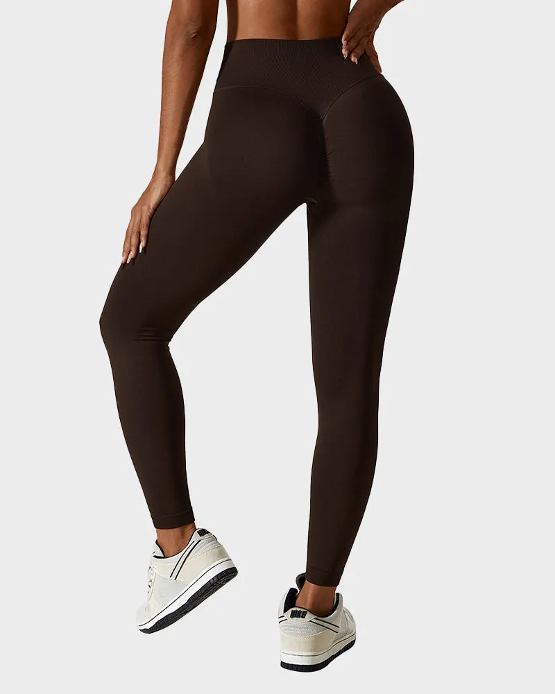 Lightweight Seamless Butt Lifting Fitness Leggings