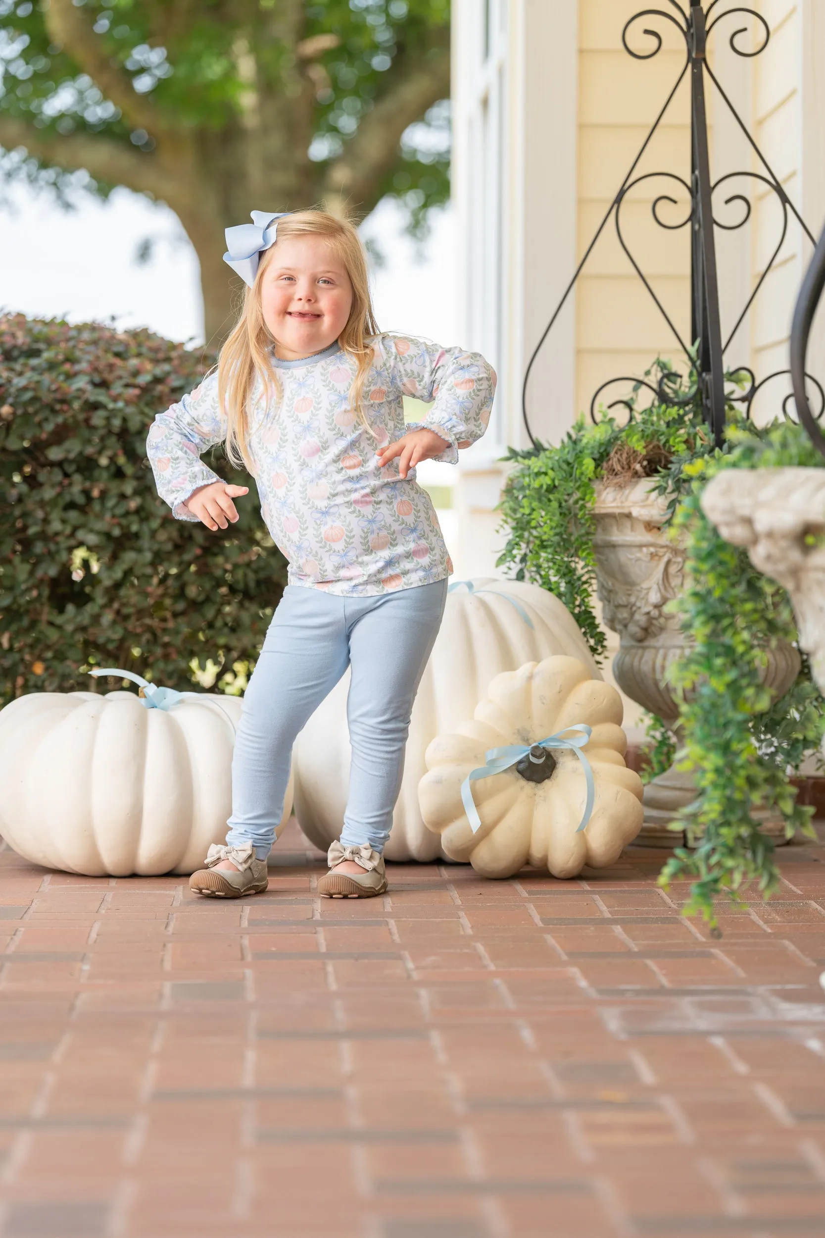 Mary Reese Pumpkin Block Legging Set