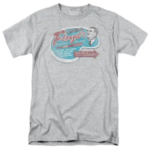 Mayberry Floyds Barber Shop Mens T Shirt Athletic Heather