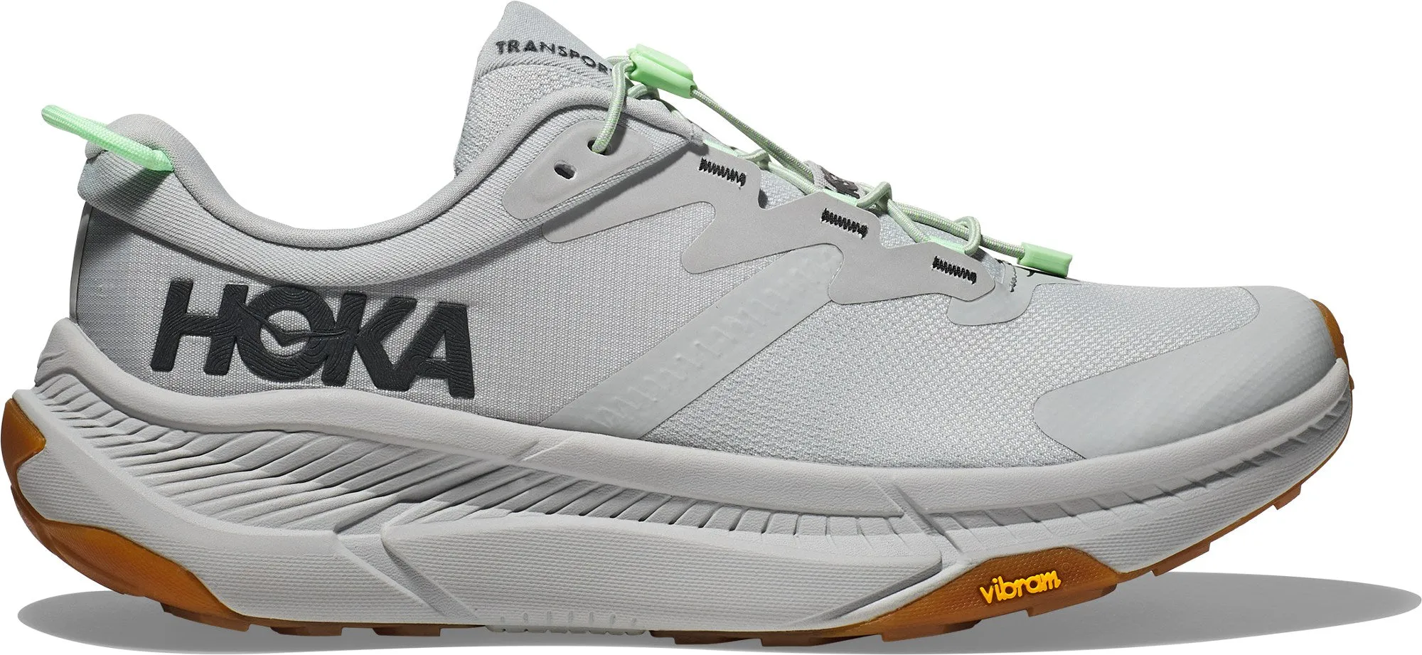 MEN'S HOKA TRANSPORT | HARBOR MIST / LIME GLOW