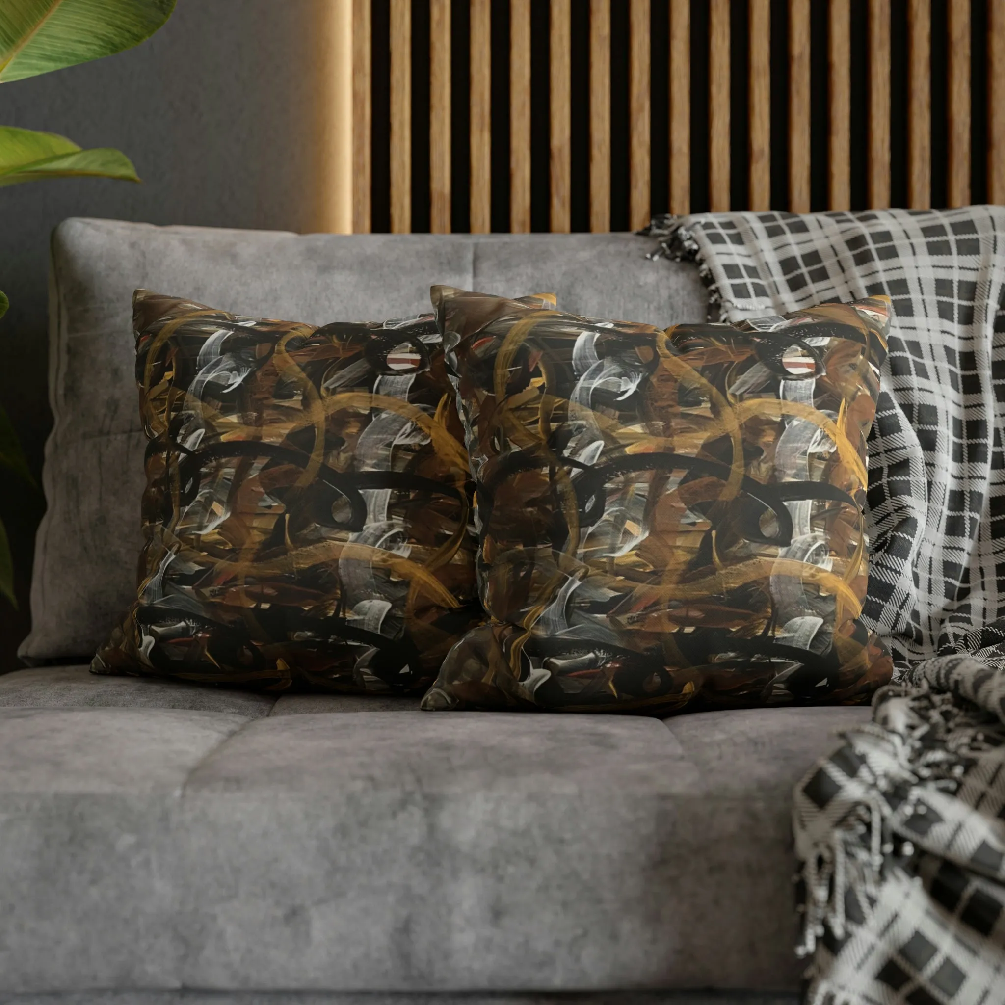 Metallic Loops Spun Polyester Pillowcase