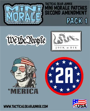 Mini Morale - Second Amendment Patch Pack 1