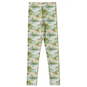 Palm Tree Breeze- Youth Leggings