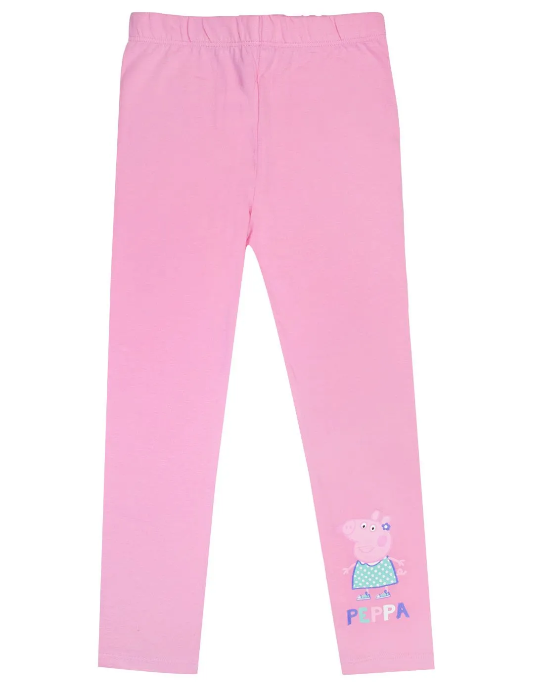 Peppa Pig Girls Blue & Pink Leggings 2 Pack 1 to 6 Years