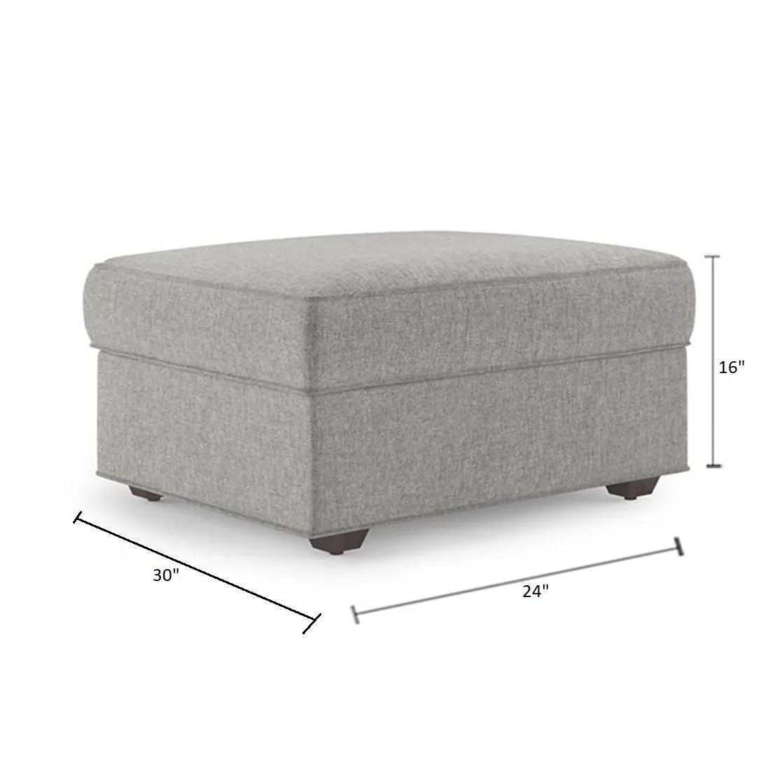 Rooster 3 Seater Sofa With Ottoman For Living Room