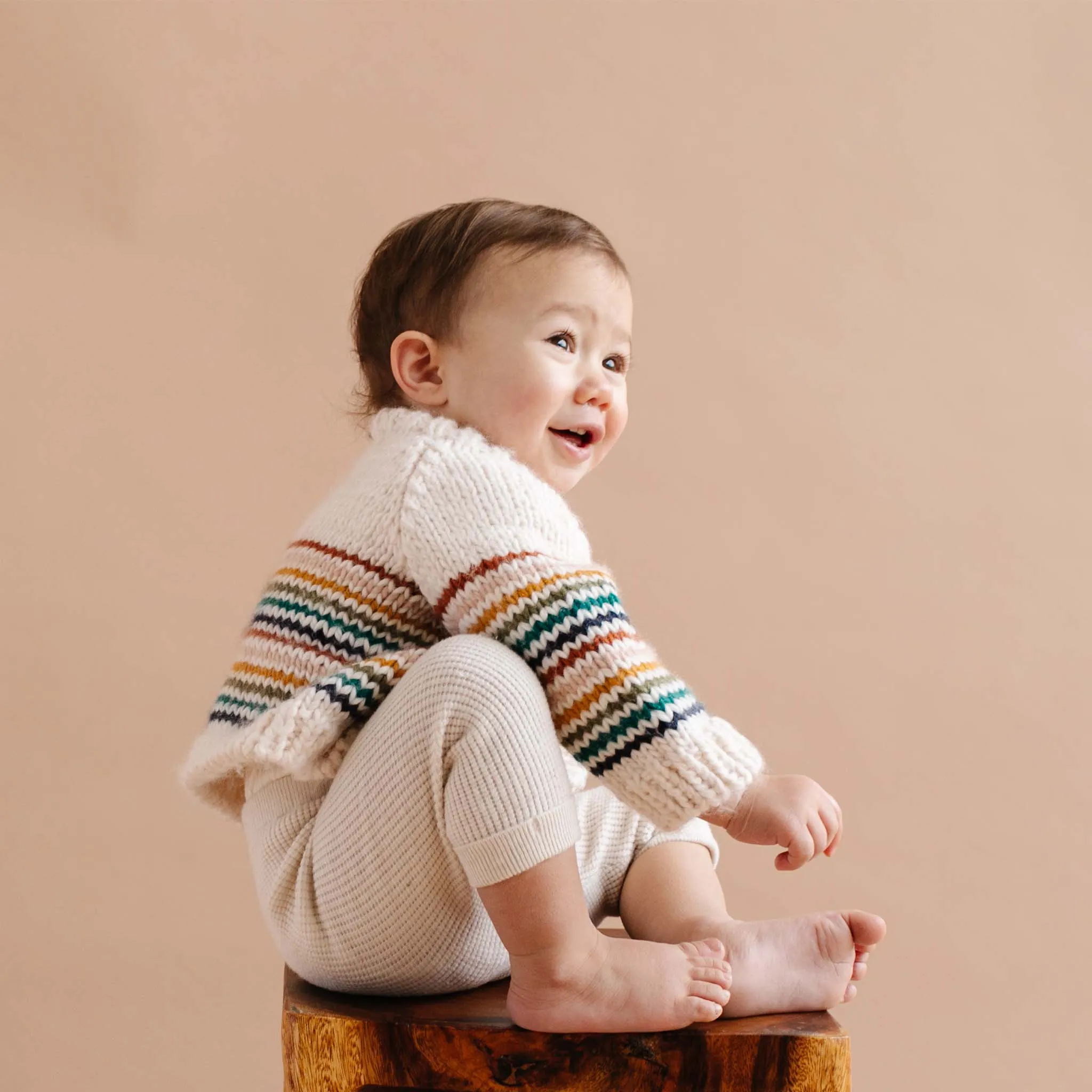 Stripe Cardigan, Retro