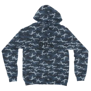 There is a 99% Chance I Don't Care Text Camouflage Adult Hoodie